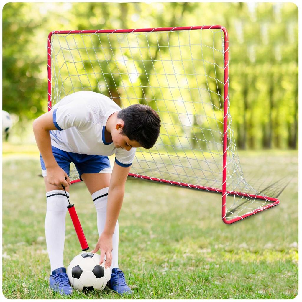Large Football Goal Set Of 2 Neo-Sport 183 X 122 X 61 Cm