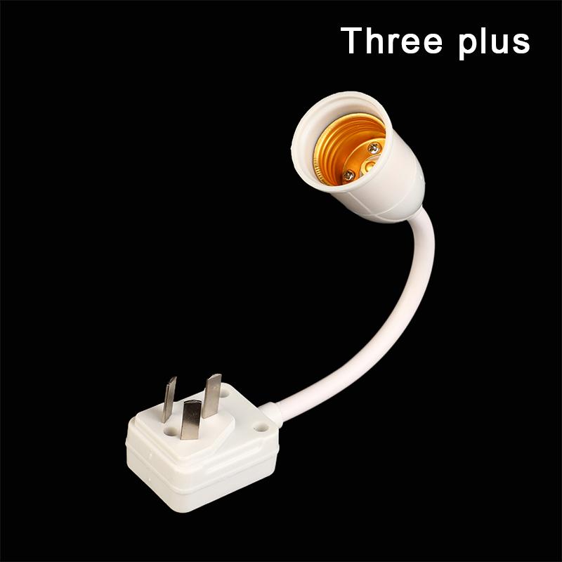 E27 Lamp Base Flexible Bend Wall Light Socket Adapter Plug Switch Lamp Bulb Extension Holder