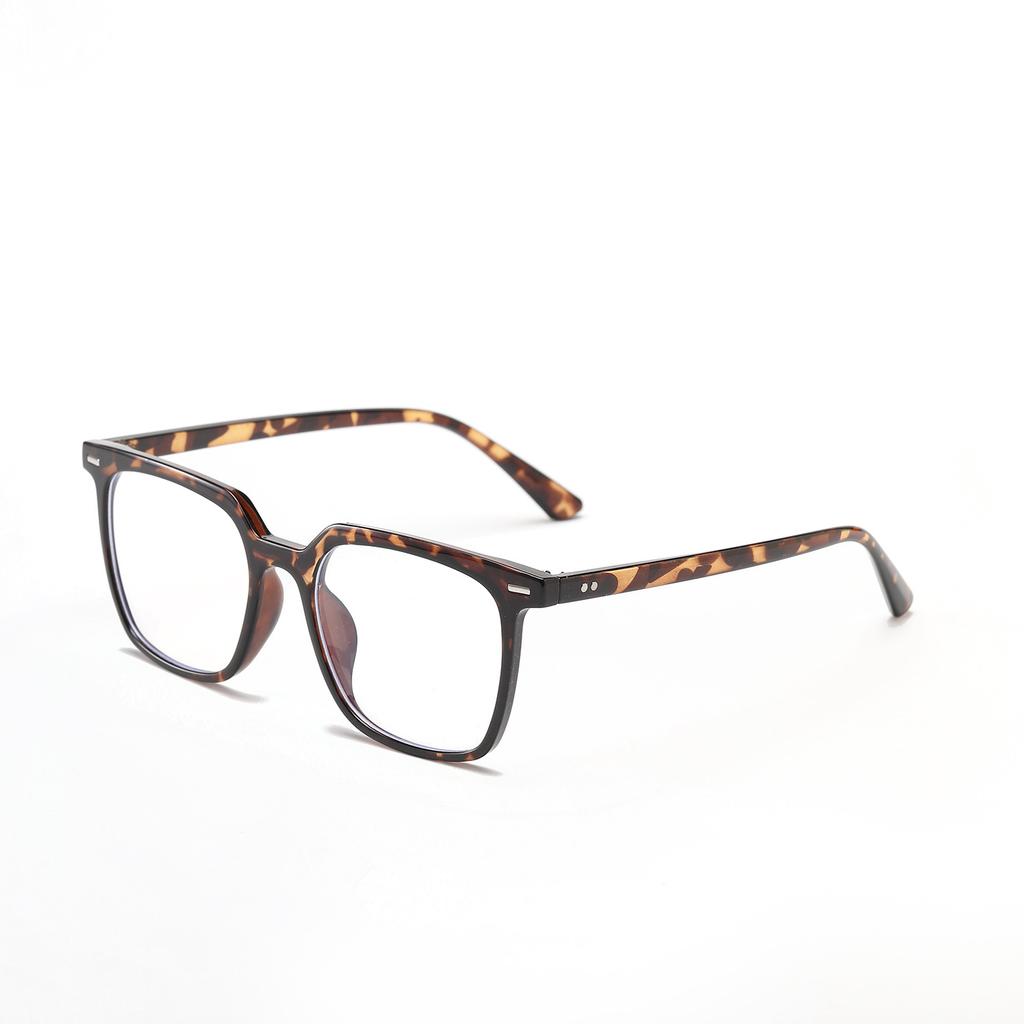 Glasses B310 Square Large Frame Rivets Retro Trend Matching Flat Glasses