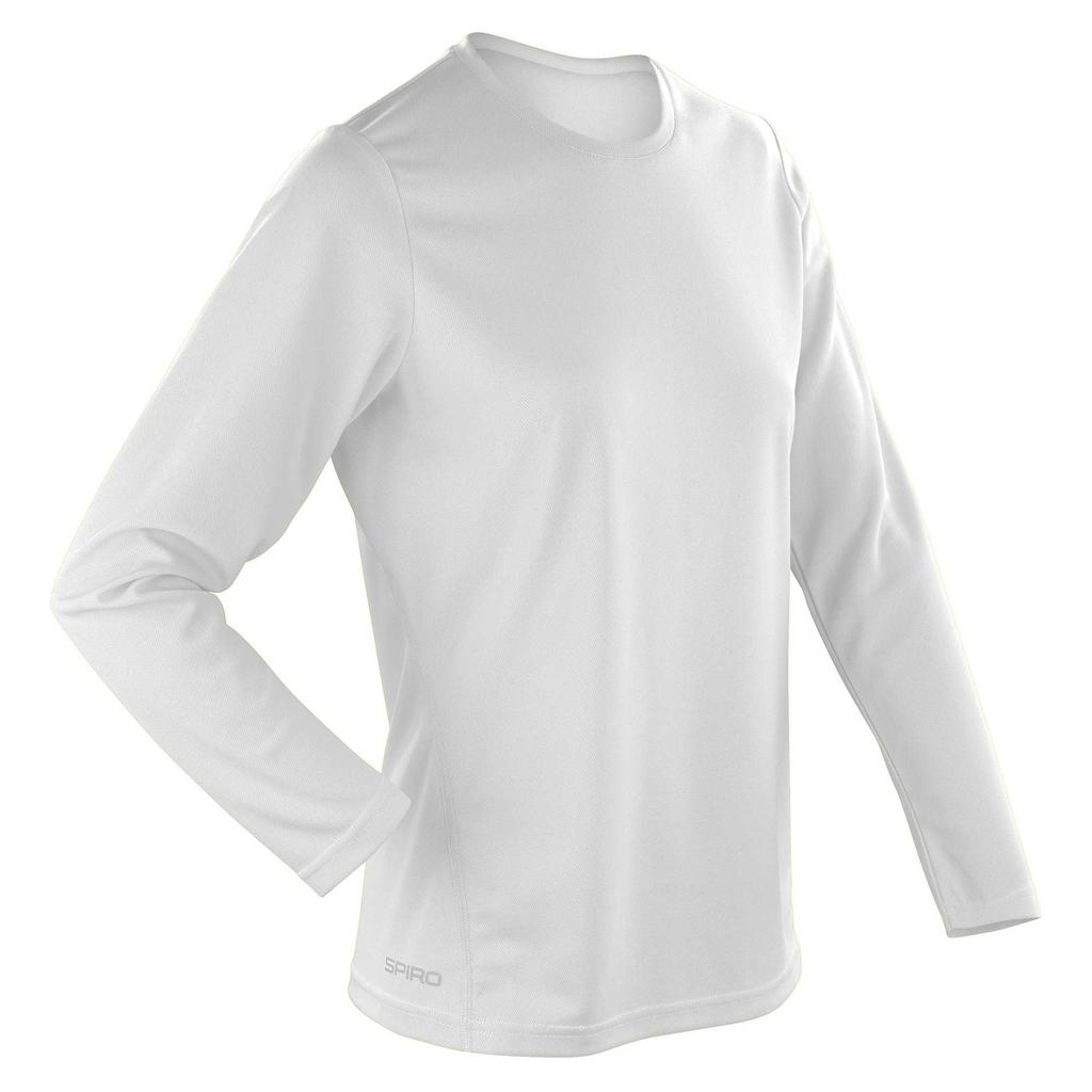 Spiro T-shirt sportiva da donna a maniche lunghe ad asciugatura rapida e ad alte prestazioni