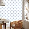Hearts Wallpaper White and Azure 50x1000