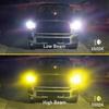 H4 9003 LED Headlight Hi/Low Beam Bulbs 6500K White 1200LM Super Bright Amber