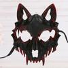 Maschera di Drago Anime Maschera di Halloween Maschera di Scheletro Animale Maschera Teschio Cosplay Cane Maschera da Festa Maschera di Lupo Diavoli Horror