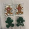 Festive Holiday Christmas Cleaning Sponges Kitchen & Bathroom Cleaning - Christmas Tree, Gingerbread for Man,Snowflake,Stocking