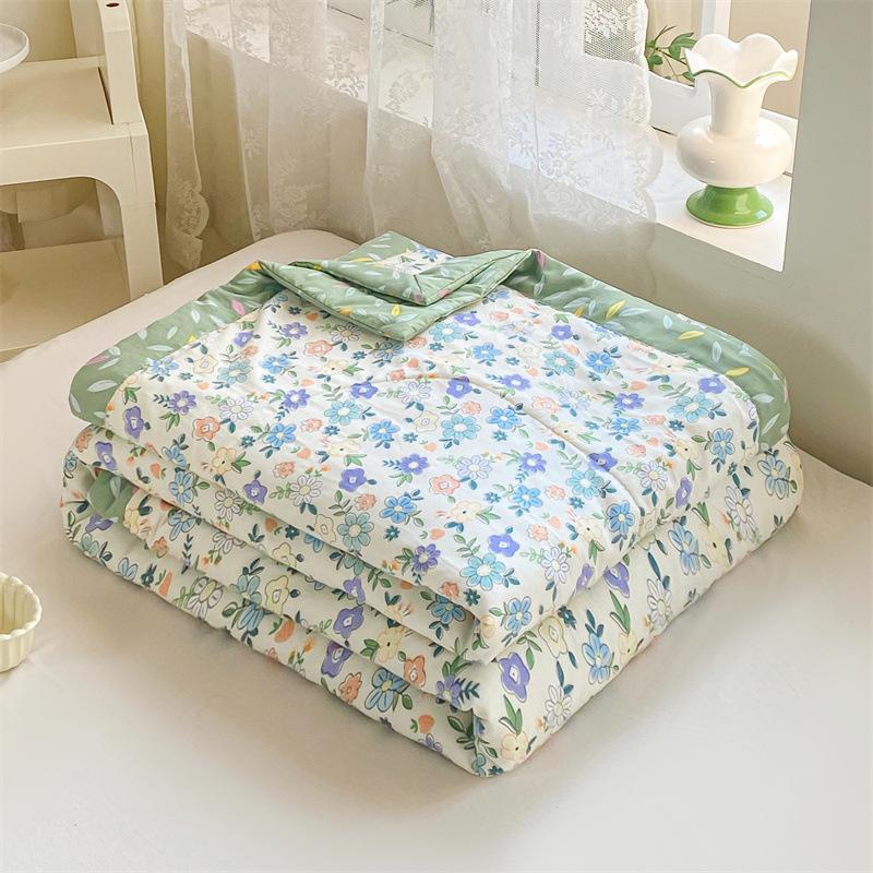 A-class Mother Baby Grade Soft and Sticky Cloud Cotton Summer Quilt, Air Conditioning Single Double Cool Quilt