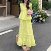 ZANZEA Women Sleeveless Tank Tops and Long Skirts Casual Two Piece Suit Sets