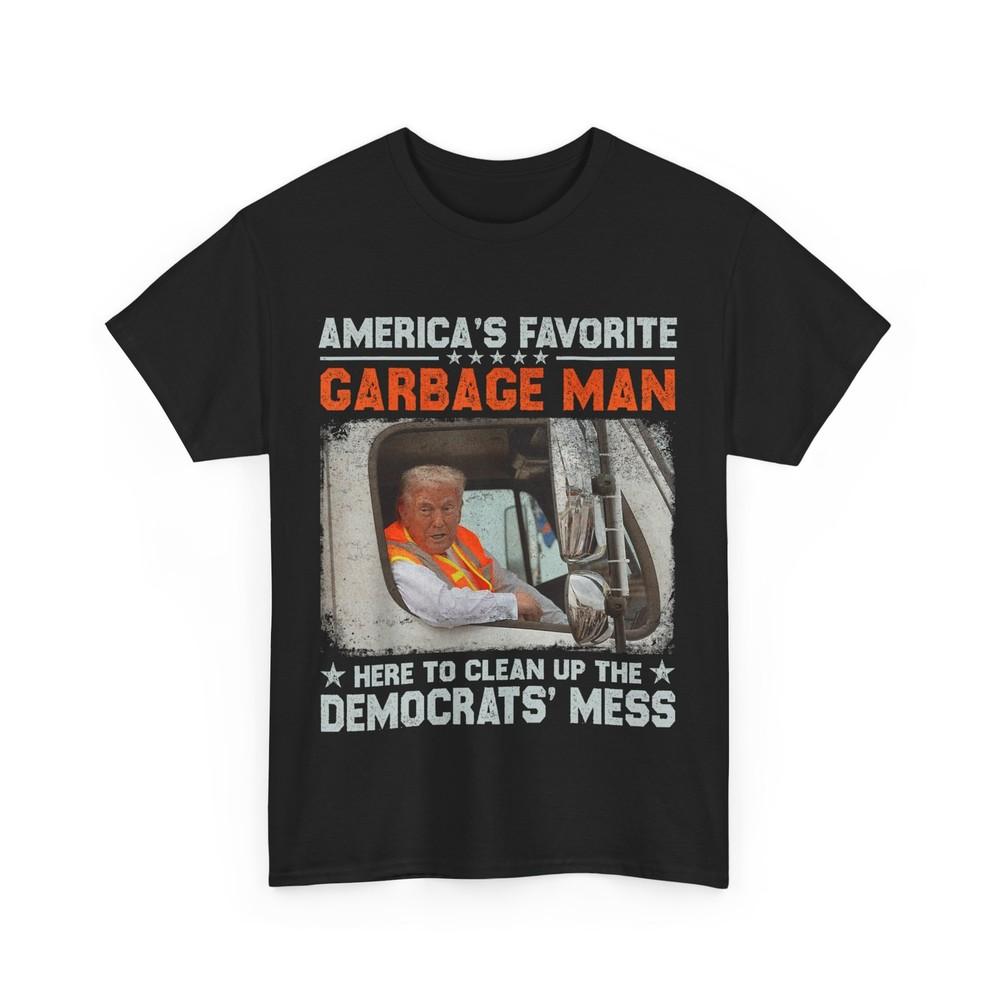Trump 2024 Election Trump Garbage Man Vote Trump President T-Shirt