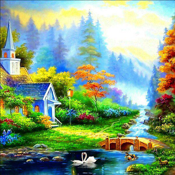 5D DIY Diamond Painting Scenery Series Full Circle Diamond Embroidery Animal Cross Stitch