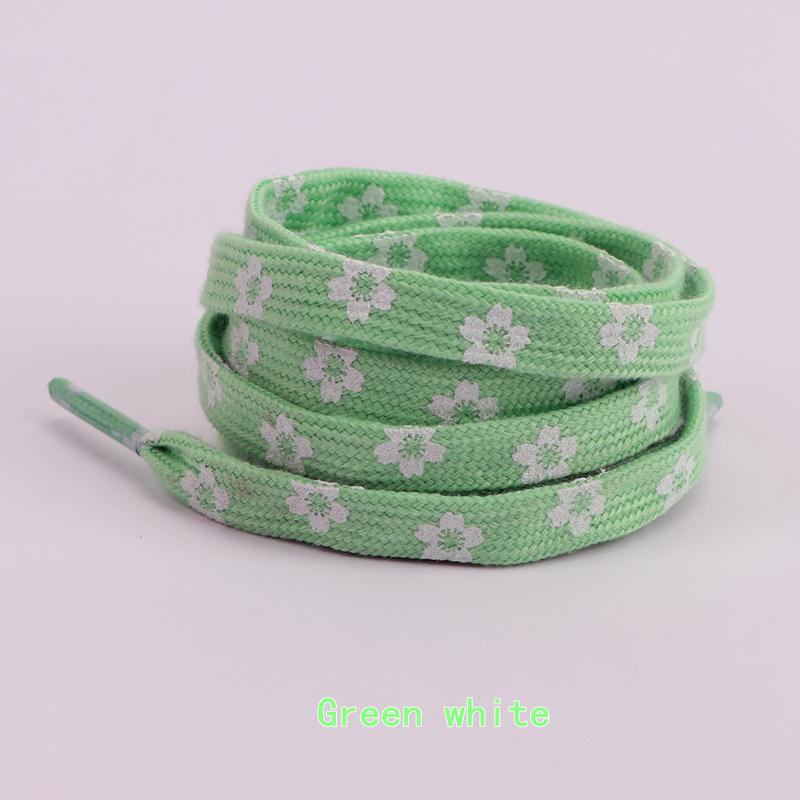 Fashion Style Cherry Blossom Pink AF1 Shoelace High-Cut Low-Cut Original Female Flower Lace Decorative Buckle Female Shoelace