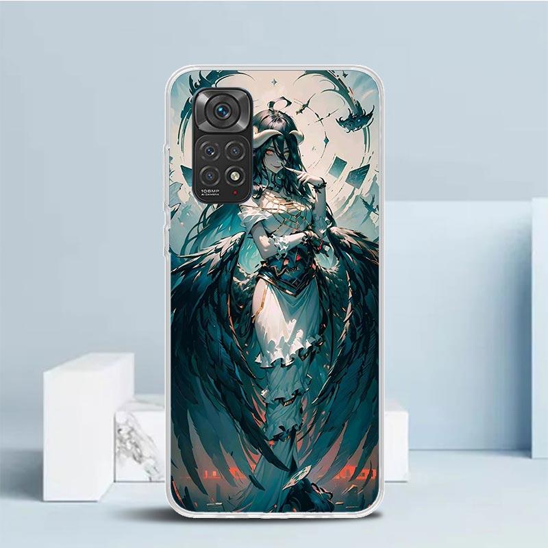 Albedo Overlord Anime Soft Cover for Xiaomi Redmi Note 15 14 13 12 Pro Plus Phone Case 14S 11S 11T 11E 10S 10 4G Pattern Shell R