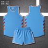 New American basketball jersey set Summer camp adult children's quick-drying jersey Game training basketball jersey