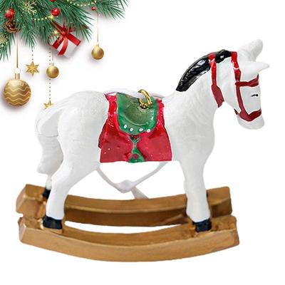 Ornements de Noël Animaux Décoration Sapin de Noël Cheval Mignon Décorations de Noël Ornements Décoratifs Créatifs Pendentif de Noël