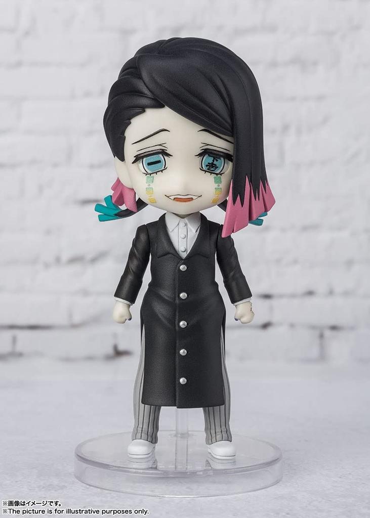TAMASHII NATIONS Figuarts miniaturní pohyblivá figurka démona Kimetsu no Yaiba Enmu, velikost 90 mm, malovaná pohyblivá figurka Slayer, cca. PVC a ABS