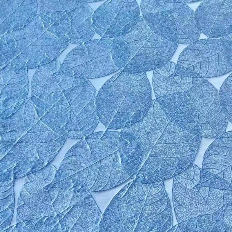Leaf Relief Fabric High End Elegant European American Texture for DIY Sewing Womens Evening Gowns Jacket Fashion Designer Fabric