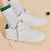 Anta Basic Slip Resistant Durable Low Top Skate Shoes Women sneaker White Green 122518015R-1