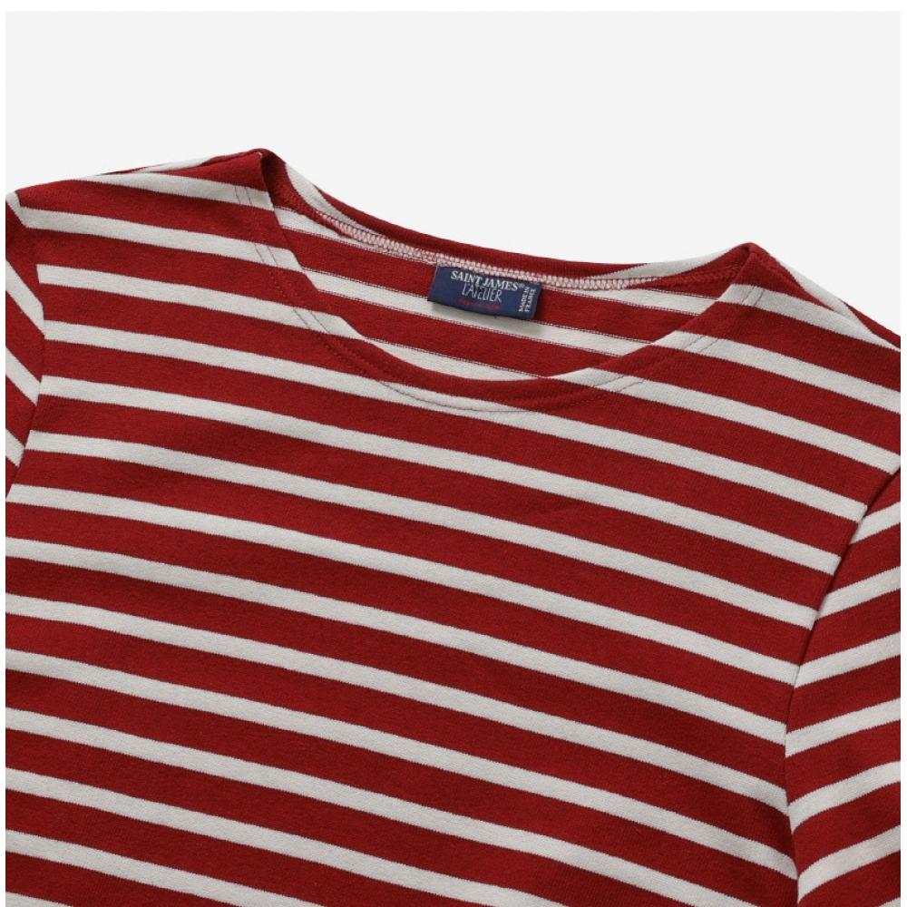 St. James 6870 Persan Ecru Meridien Modern Stripe Common Long Sleeve Tee