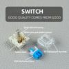 Metal Plastic Composite Linear Switches For Mechanical Keyboards With Hot Swap Function Black Red Brown Blue Option