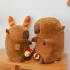 Cute Capybara Plush Toy Chick Retractable Stuffed Animal Water Guinea Pig Doll Adorable Ugly Doll Wholesale Factory