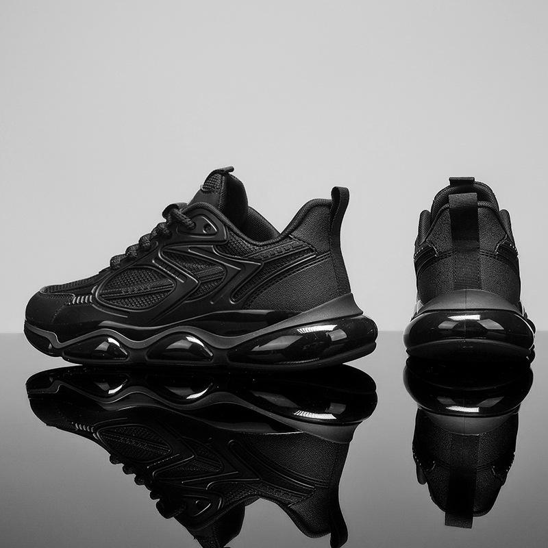 2025 Darth Vader men's shoes four seasons running air cushion sneakers men's casual platform black dad trendy shoes