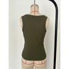 Damen Uni Vielseitiges Neckholder T-Shirt Lässiges Ärmelloses Top