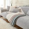 Milk Velvet Sofa Cushion Shaggy Back Arm Cushion Towel Sofa Cover