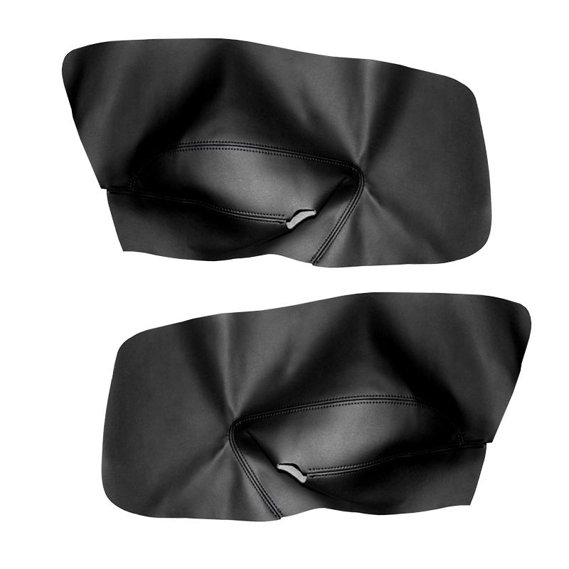 Rivestimento per pannello porta in pelle microfibra per guida a sinistra per VW Golf 5 Jetta 2005 - 2009, adesivo per rivestimento del pannello del bracciolo della portiera dell'auto.