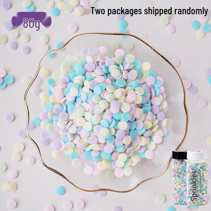 Bunte Zuckerformen: Herzen & Kurven zum Dekorieren von Kuchen, Desserts & Donuts