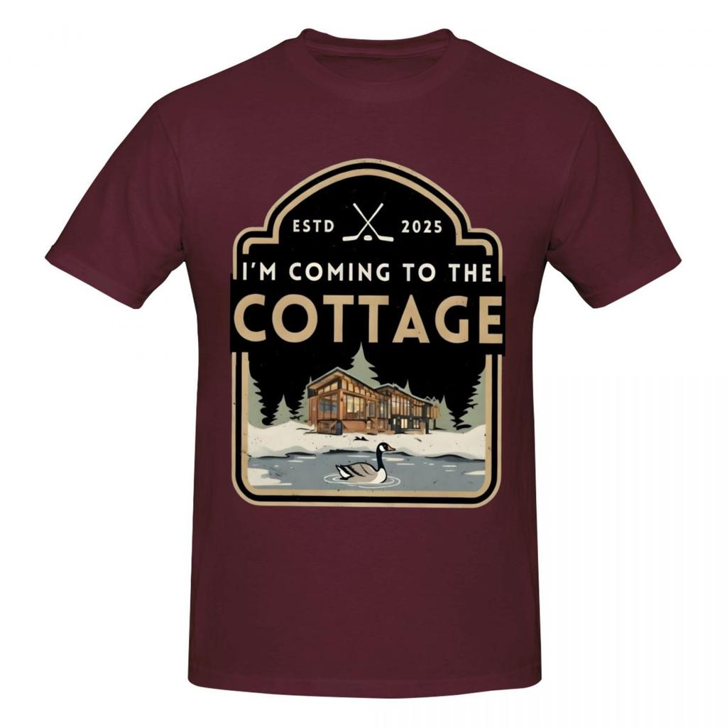 Im Coming To The Cottage Heated Rivalry T Shirts Graphic Y2k Idea Oneck Unisex Wounisex Tshirt Clothes