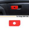 Car Co-pilot Storage Box Handle Trim For Dodge Ram 1500 19-2025 Accessories Red