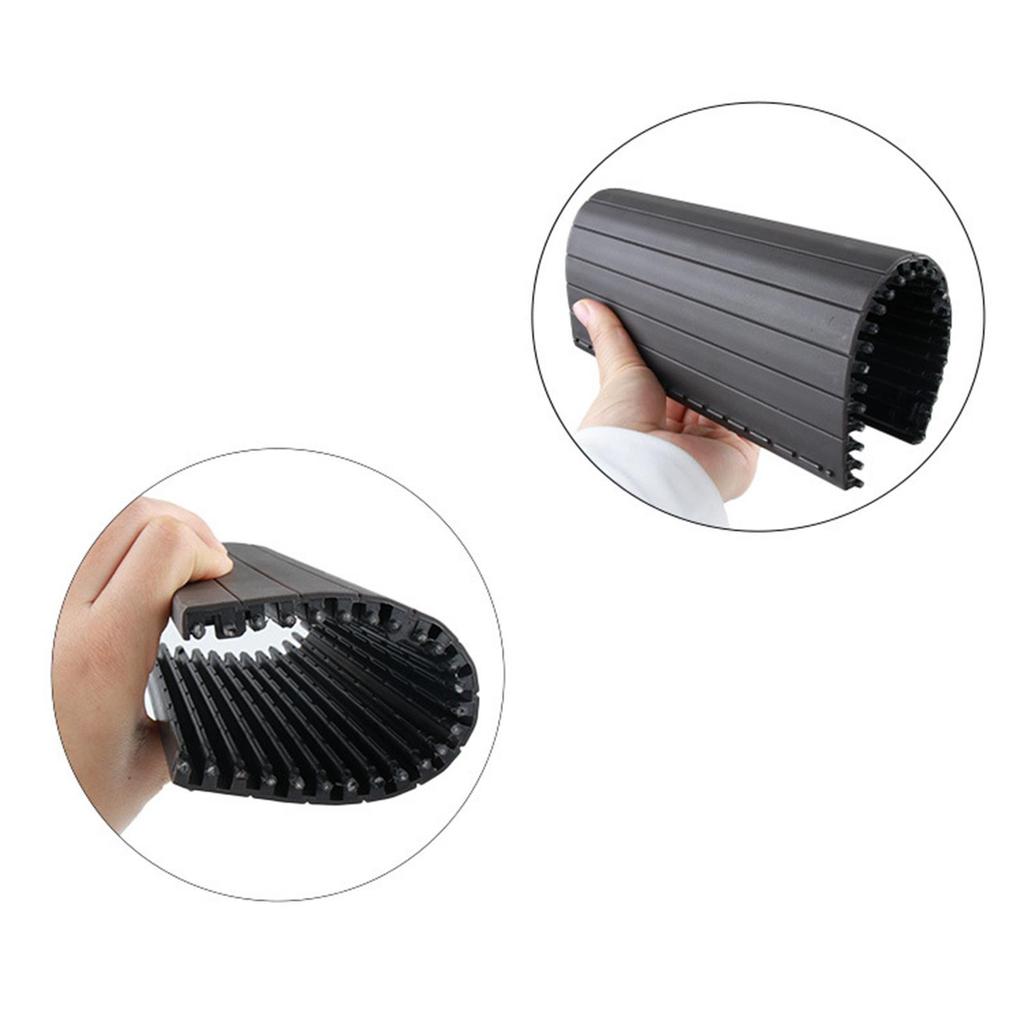 Center Console Roller Blind Sliding Cover PC ABS Plastic Automotive Accessory for Mercedes-benz ML W166 2012-2015 Replacement