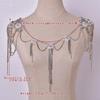 Detachable Tassels Shoulder Body Jewelry Rhinestones Bridal Accessory Suitable For Club Event Performances And Casual Wear