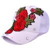 Cappello a Rete Traspirante Ricamato da Donna con Intarsi di Diamanti Affascinante Cappello Estivo alla Moda e Versatile Cappello da Sole Cappello da Sole Casual