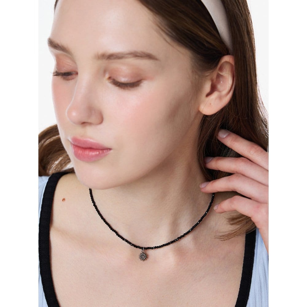 Fleur Vintage Bead Necklace