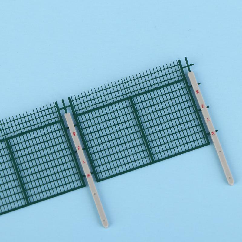 Ho Scale Protective Fence With Columns Model For Diy Building Fence Wall Sand Table Railway Train Scene Diorama Kit