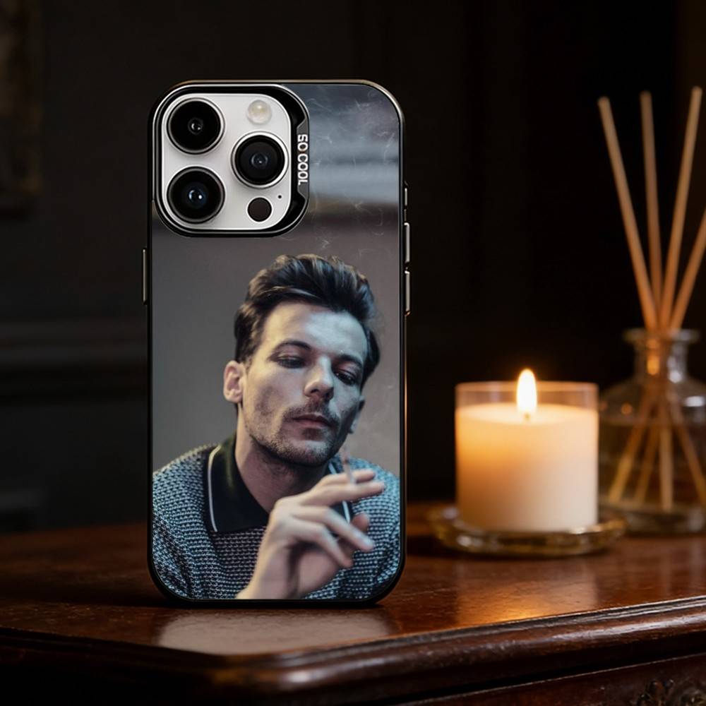 Singer L-Louis T-Tomlinson  Phone Case For iPhone 17,16,15,14,13,12,11,Pro Max,Plus Candy Silver Cover