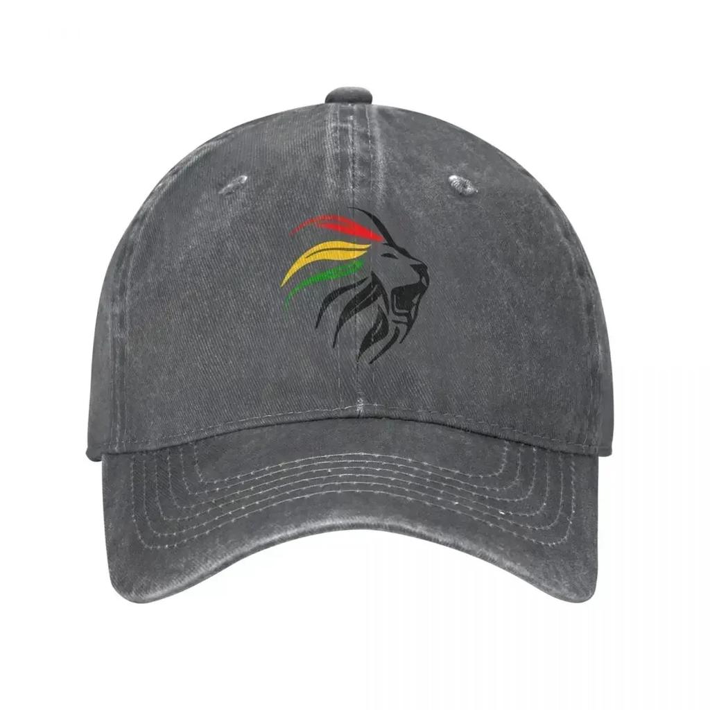 Cool Rasta Lion Of Judah Art Dreadlock Rastafari Unisex Women Baseball Caps Distressed Damln Washed Caps Hat Fashion Gift Headwear