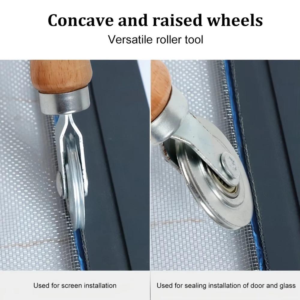 Manual Spline Repair Roller Double-Head Pressure Roller  for Double Window Installation