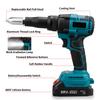Portable Brushless Electric Rivet Gun 20000N Cordless Rivet Nut Gun Drill Insert Automatic Riveting Tool