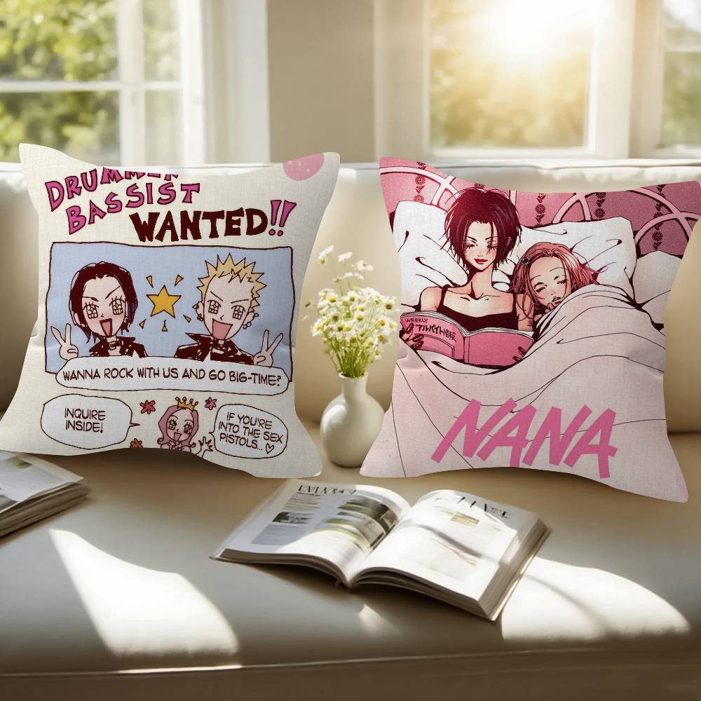 Anime nana cool girl  Cushion Cover 30x50 Polyester Sofa Cushions Decorative Throw Pillows Home Decoration Pillowcover