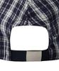 YALE Nylon Multi Check Y Logo Cap_Navy