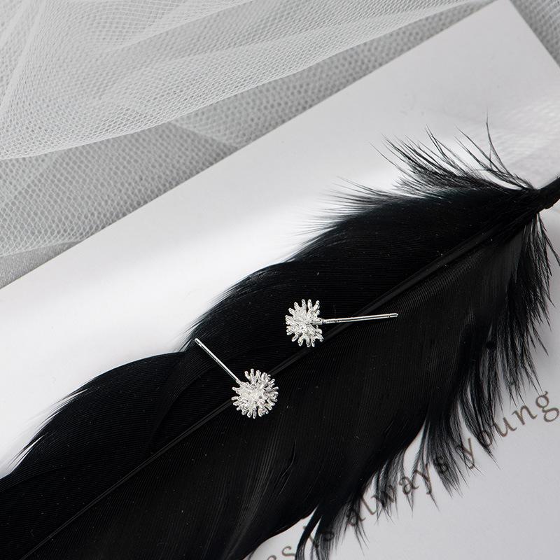 Dandelion Earrings Literary Fresh Cute Earrings Simple Creative Accessories