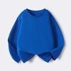 Kids' Solid Color Long-Sleeve Cotton T-Shirt for Boys & Girls, Customizable Base Layer for Older Children