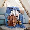 Personalized Custom Name Blanket - Bubu and Dudu Print Design,Blanket for Sofa,Bed,Travel,Camping - Soft and Warm, Great Gift