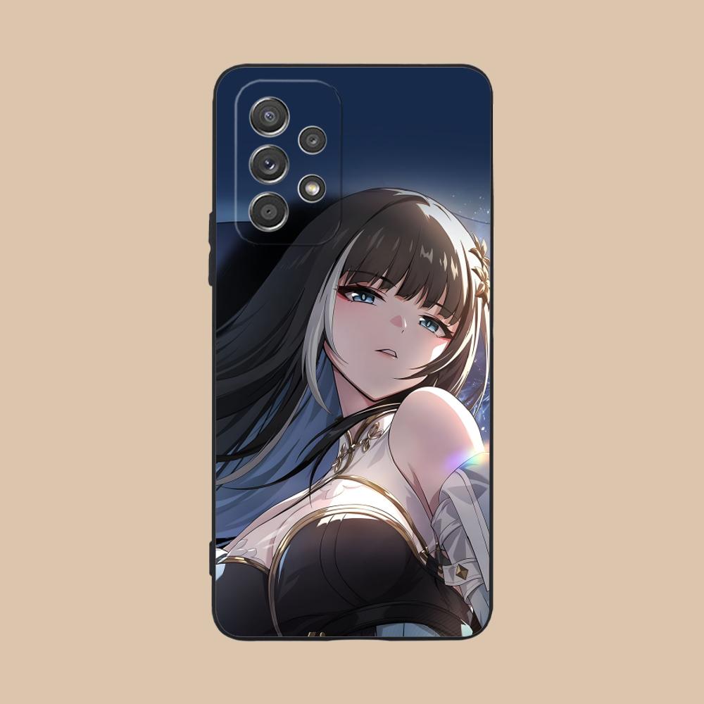 

Wuthering Waves Baizhi Phone Case for Samsung Galaxy M55 54 42 35 34 33 32 23 22 15 14 13 12 F55 5G Soft TPU Shockproof Cover Galaxy F04