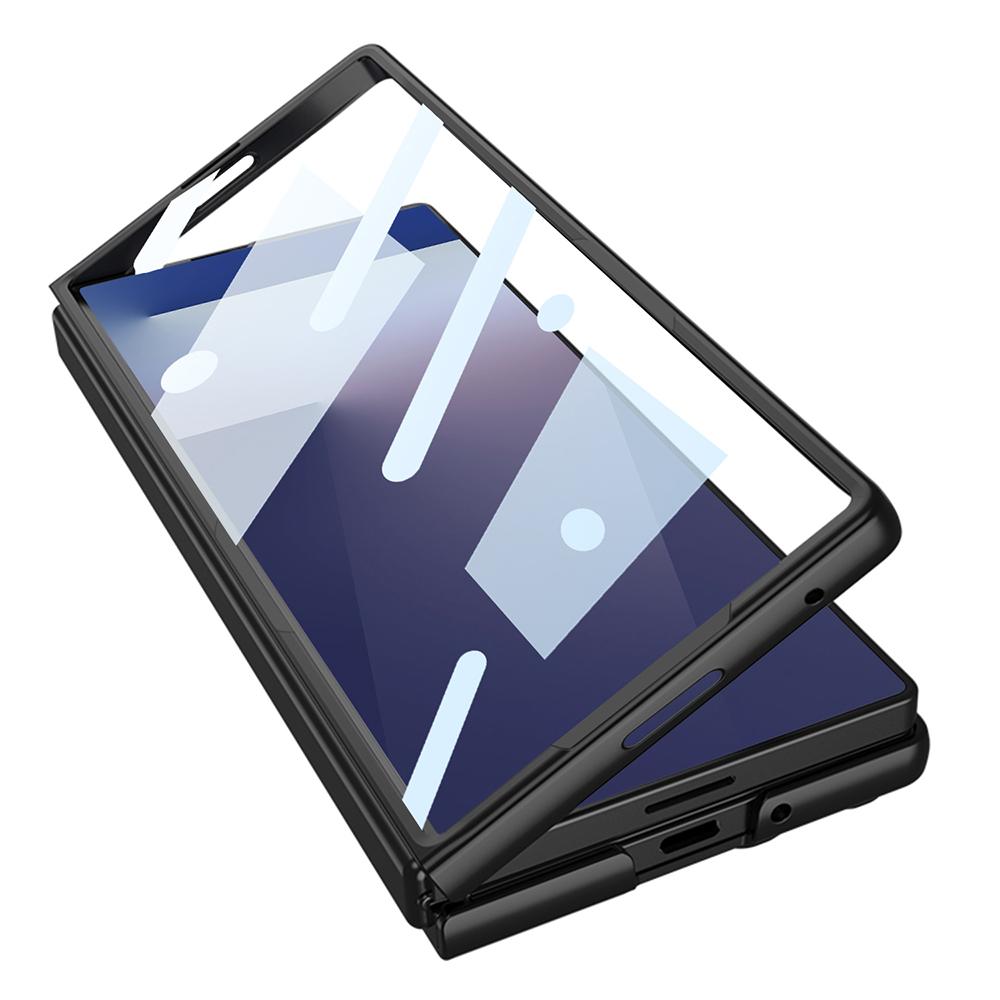 GKK For Samsung Galaxy Z Fold7 5G Case with Stylus PC+Tempered Glass Slim Phone Back Cover