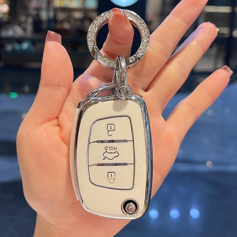 Soft TPU Car Key Case Cover for Hyundai I20 IX25 IX35 IX45 I10 I20 I30 HB20 Elantra Solaris Sonata Santa Fe Sport Tucson