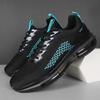 Scarpe da corsa alla moda da uomo, scarpe da ginnastica sportive ammortizzate, scarpe sportive con stampa a fiamma Flying Weave