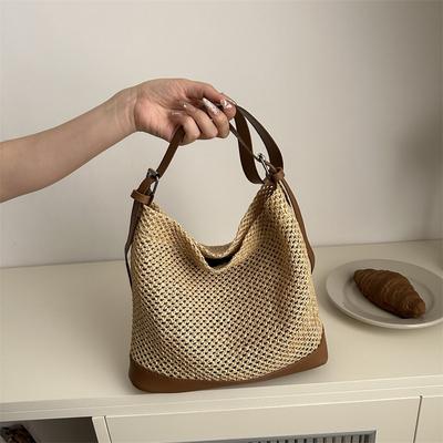 New Simple and Fashionable Shoulder Bag Casual Summer Fashion Large Capacity Simple and Fashionable Tote Bag Crossbody Bag