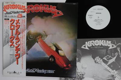 LP-Schallplatte KROKUS Metal Rendezvous K28P1PROMO ARIOLA 1980 Japan Obi Metal Gebraucht