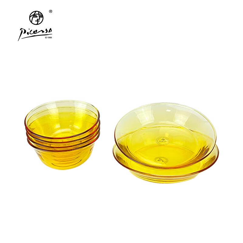 Picasso Olga 6-Piece Glass Tableware Set